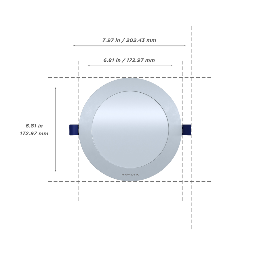 6" Round Low Profile Recessed Panel Light