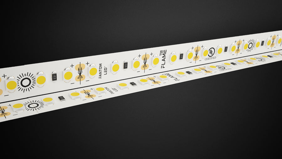 CPO Custom Length 24V FLAME™ LED Tape Light - Dry Location (IP20)