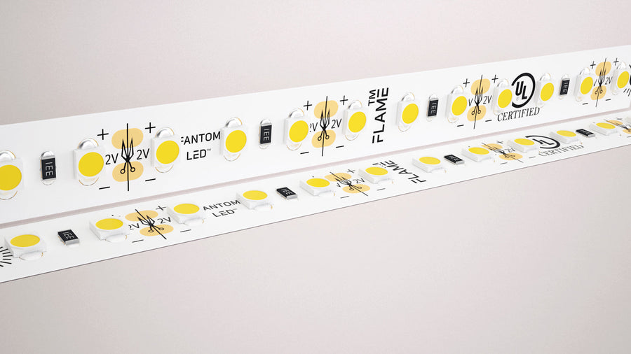 12V FLAME™ LED Tape Light - 1 inch section